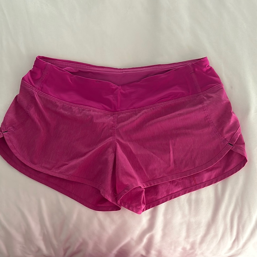 Lululemon Pink Athletic Shorts